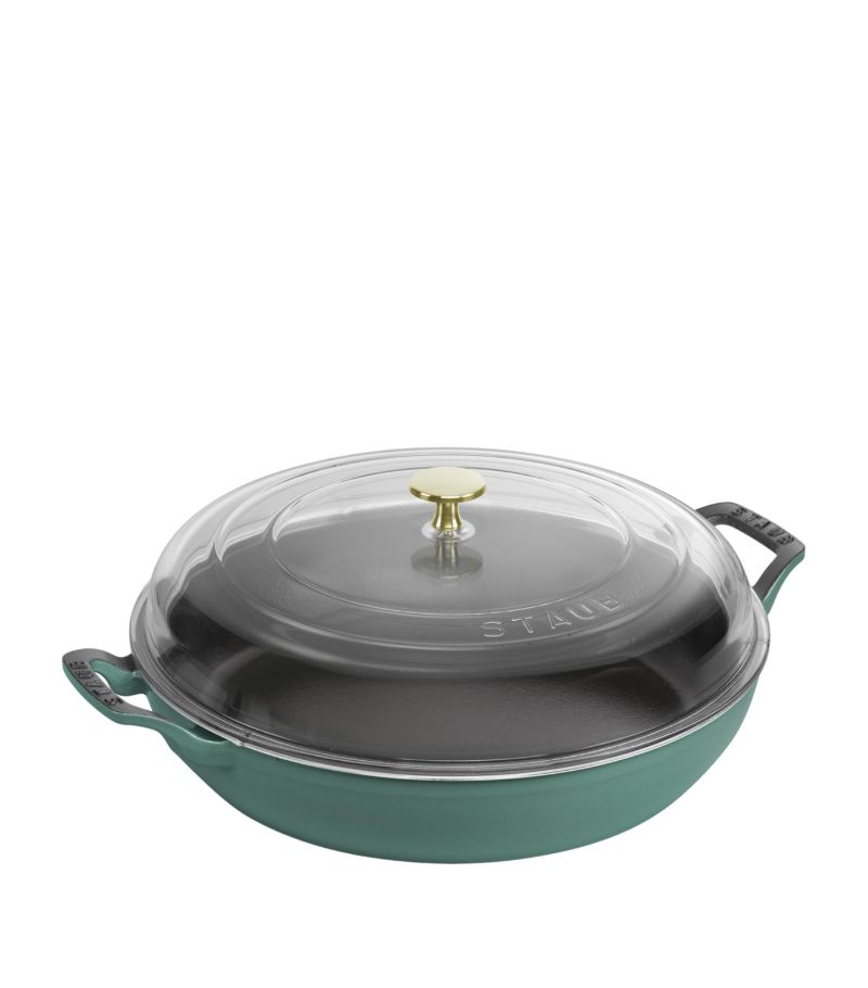 Staub Staub Round Braiser With Glass Lid (30Cm)