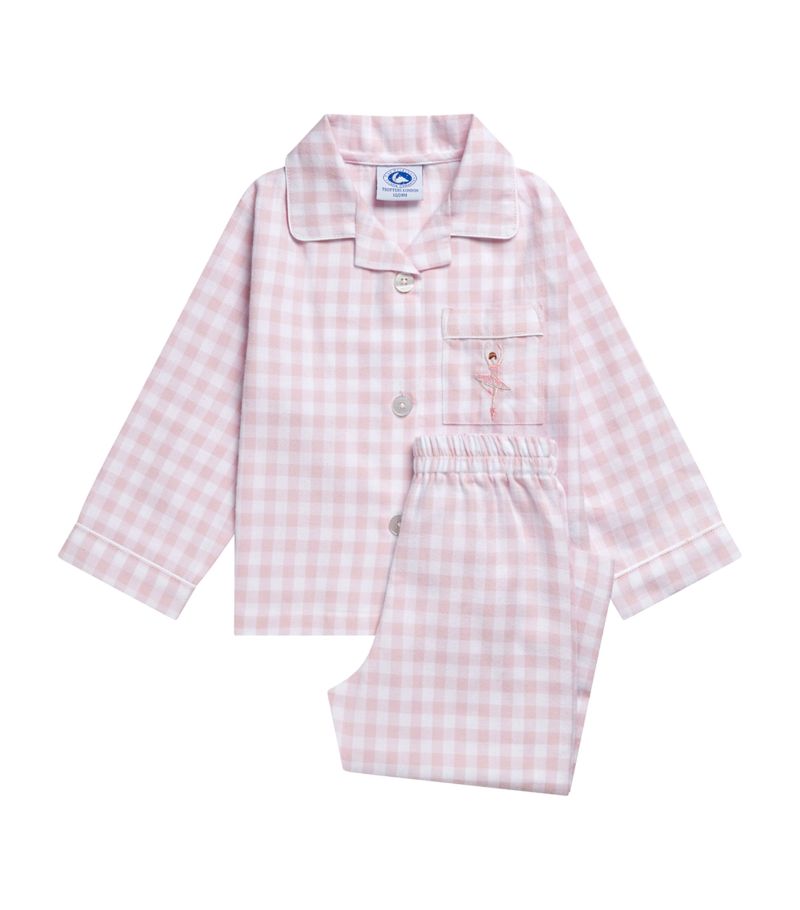 Trotters Trotters Cotton Check Margot Pyjama Set (6-11 Years)