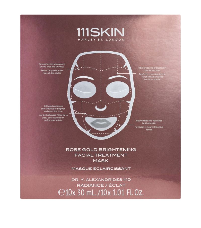 111Skin 111Skin Rose Gold Brightening Facial Treatment Mask (10 X 30Ml)