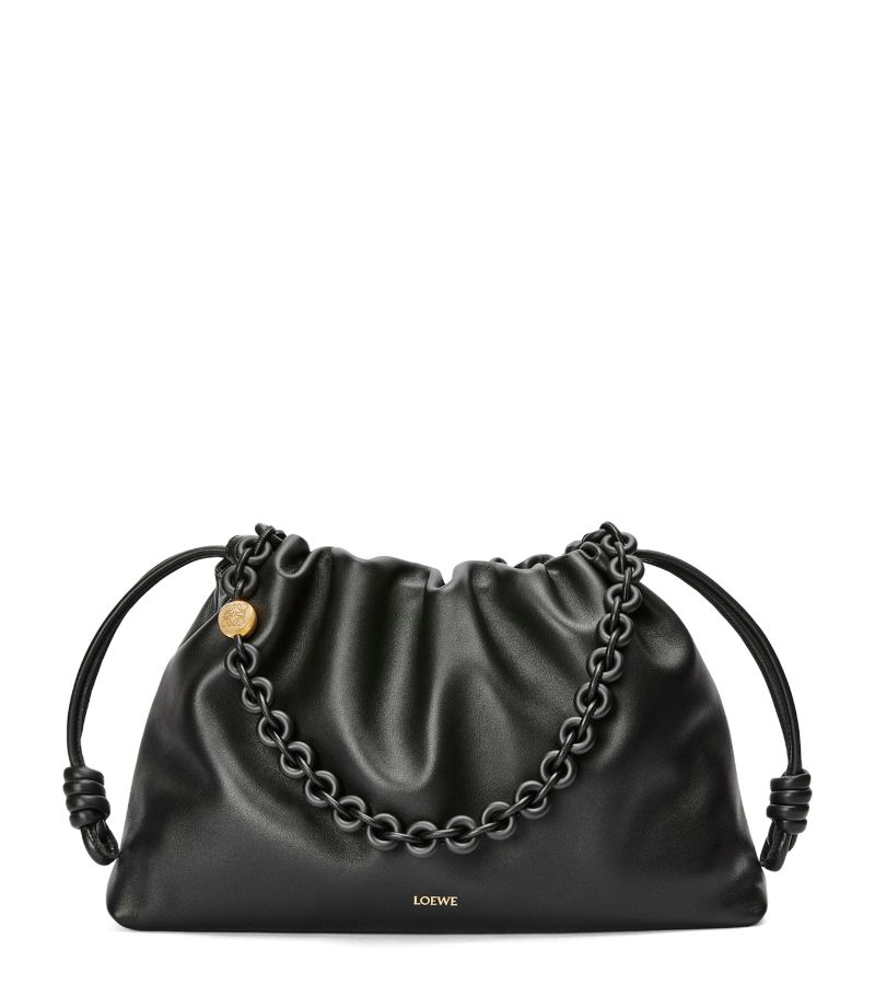 Loewe Loewe Large Leather Flamenco Shoulder Bag