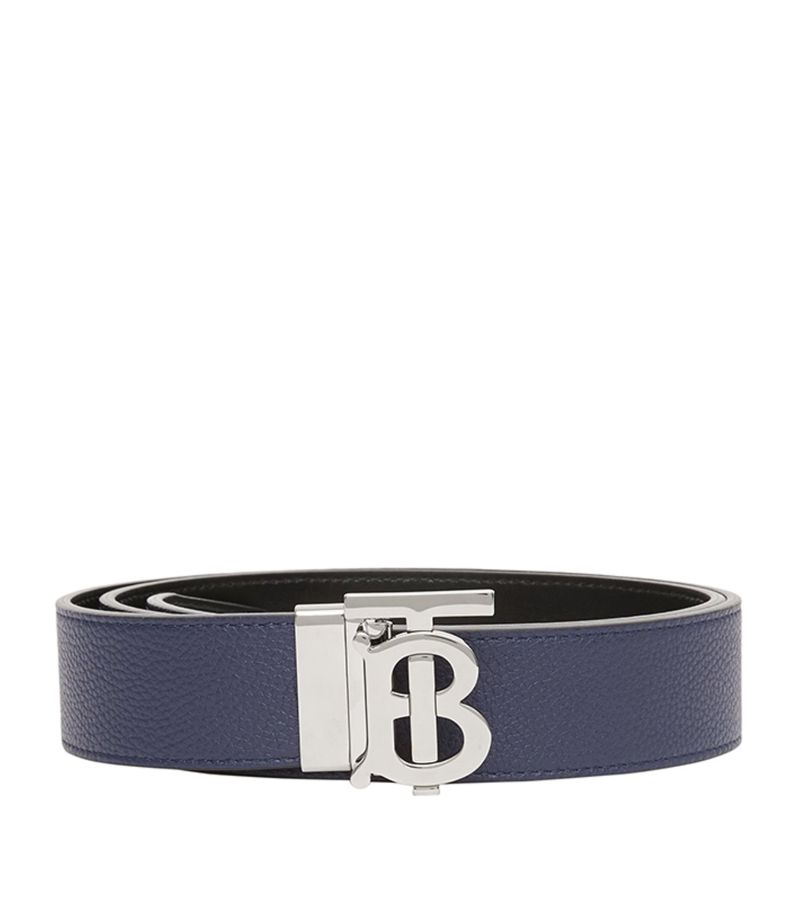 Burberry Burberry Reversible Leather Tb Monogram Belt