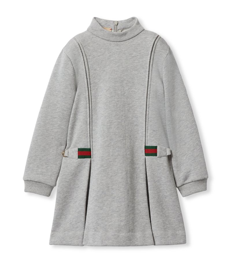 Gucci Gucci Kids Cotton Web Stripe Dress (4-12 Years)