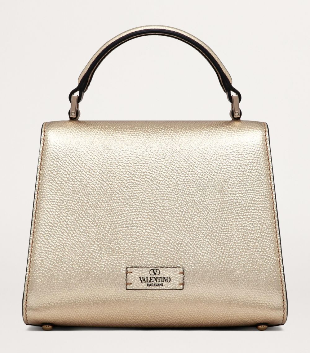 VALENTINO GARAVANI Valentino Garavani Mini Metallic Vsling Top-Handle Bag