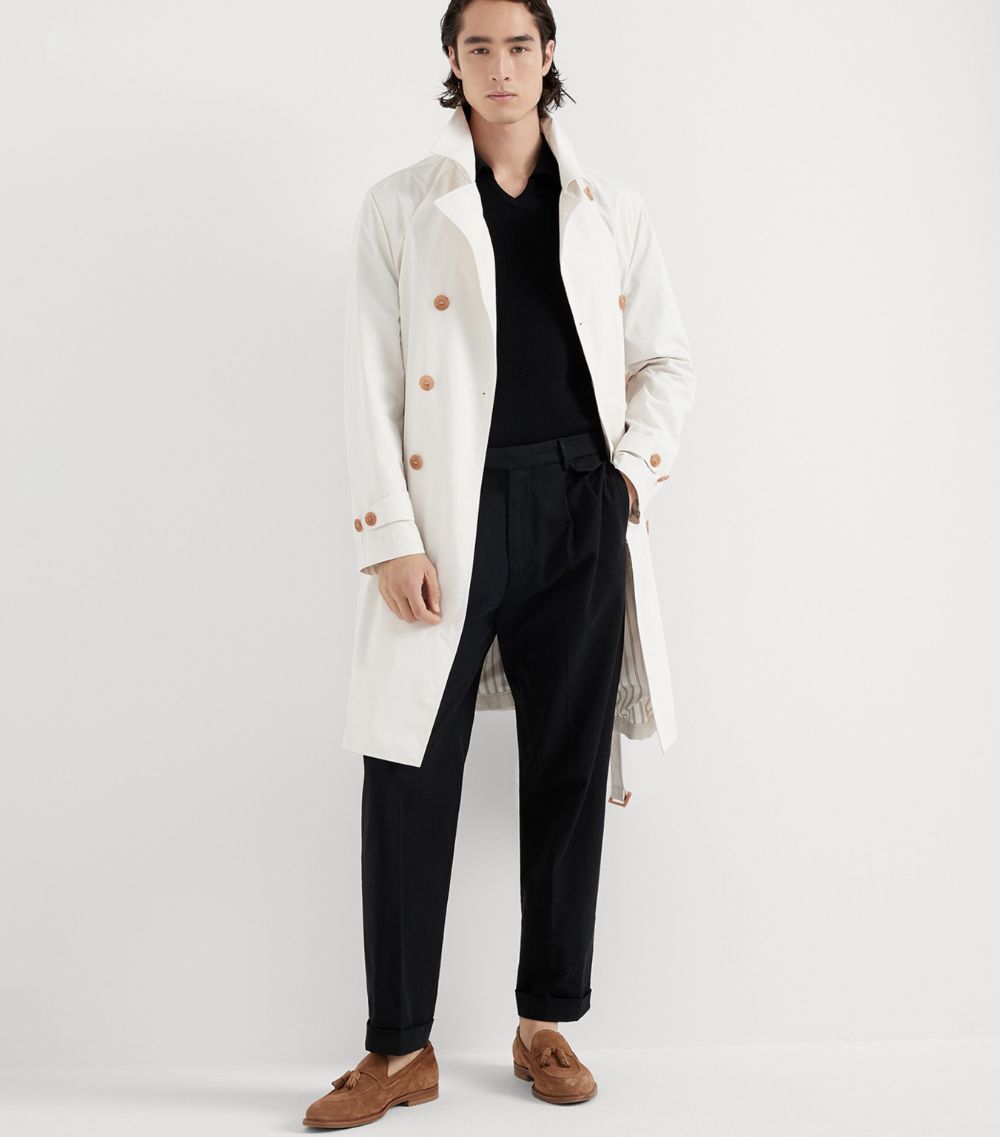 Brunello Cucinelli Brunello Cucinelli Belted Trench Coat