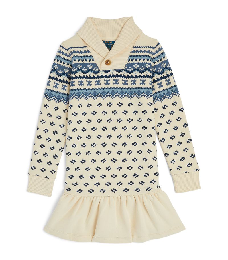 Ralph Lauren Kids Ralph Lauren Kids Shawl-Collar Sweatshirt Dress (12-14 Years)