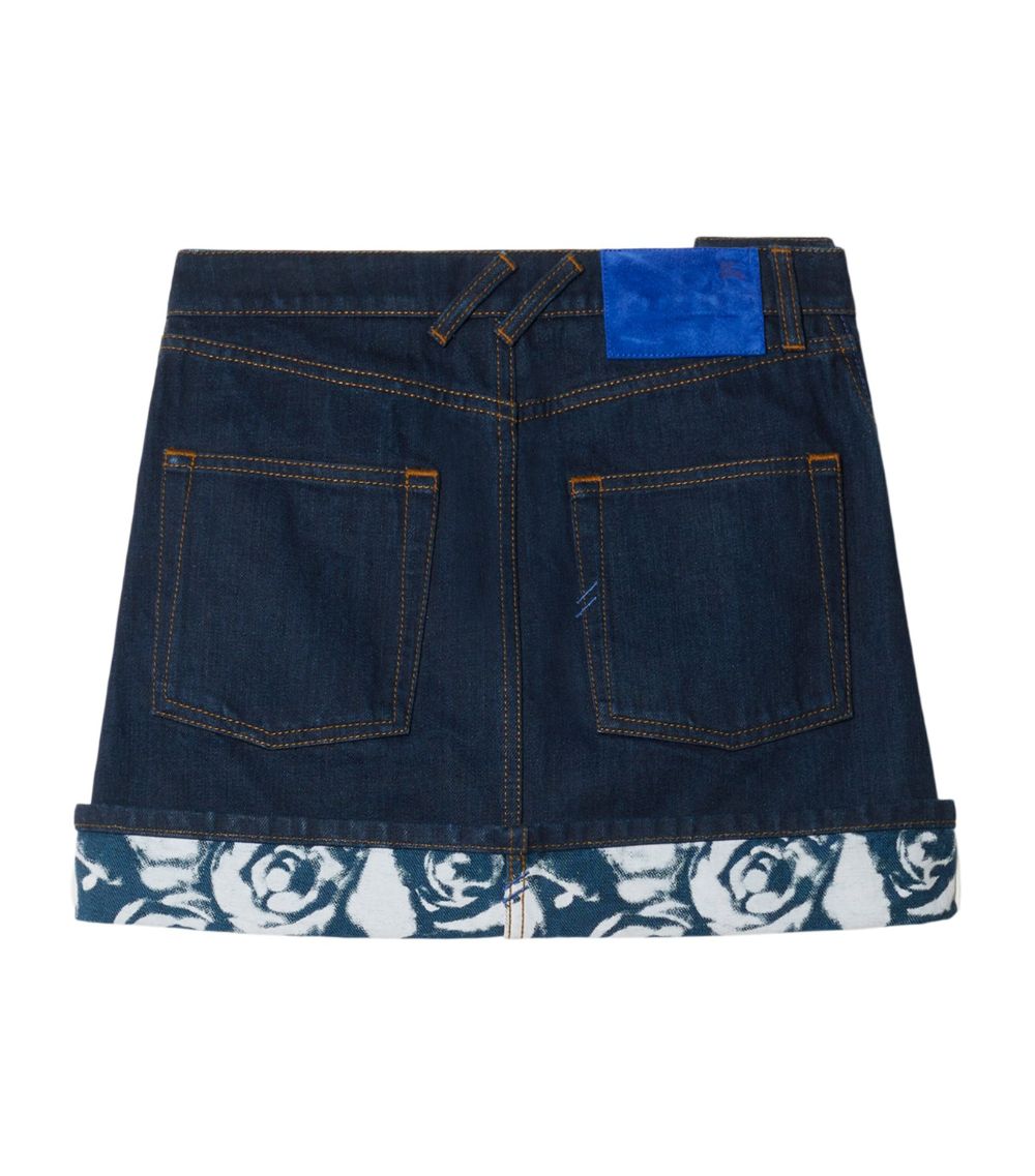 Burberry Burberry Japanese Denim Mini Skirt