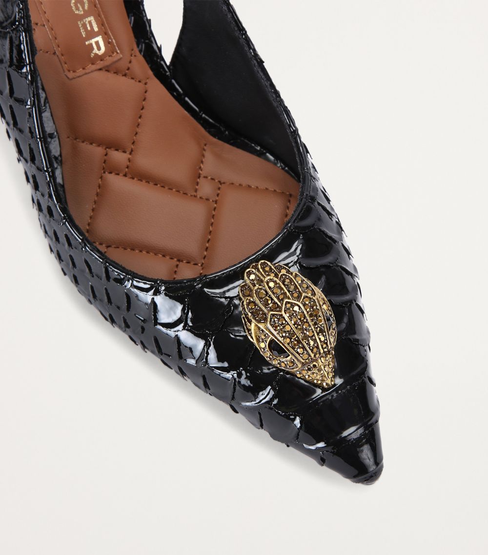 Kurt Geiger London Kurt Geiger London Snake-Effect Belgravia Slingback Pumps