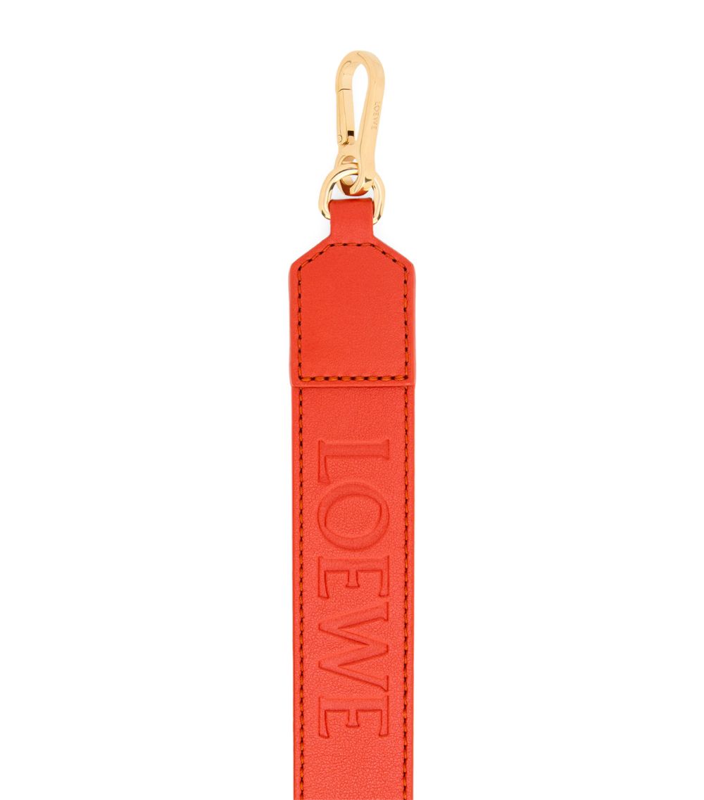 Loewe Loewe Leather Logo Strap