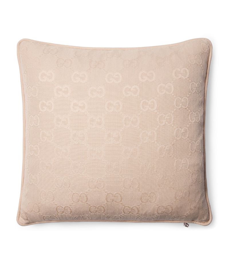 Gucci Gucci Jacquard Double G Cushion (45Cm X 45Cm)
