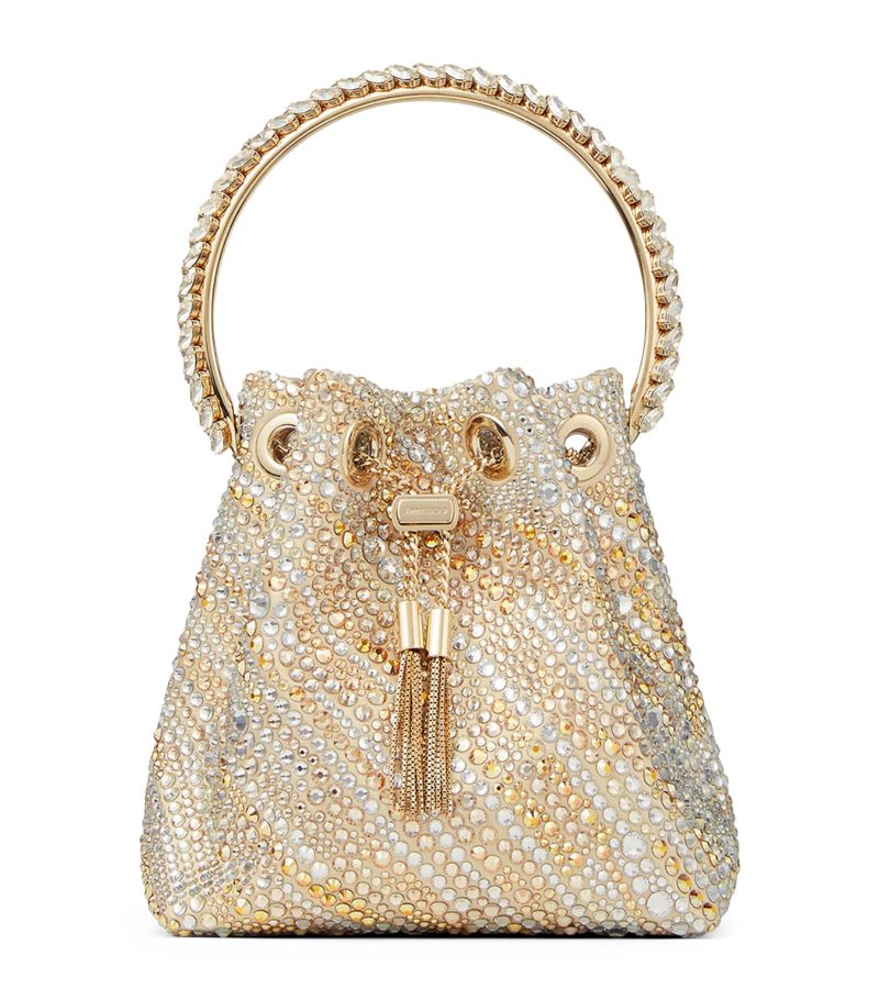 Jimmy Choo Jimmy Choo Crystal-Embellished Bon Bon Bag