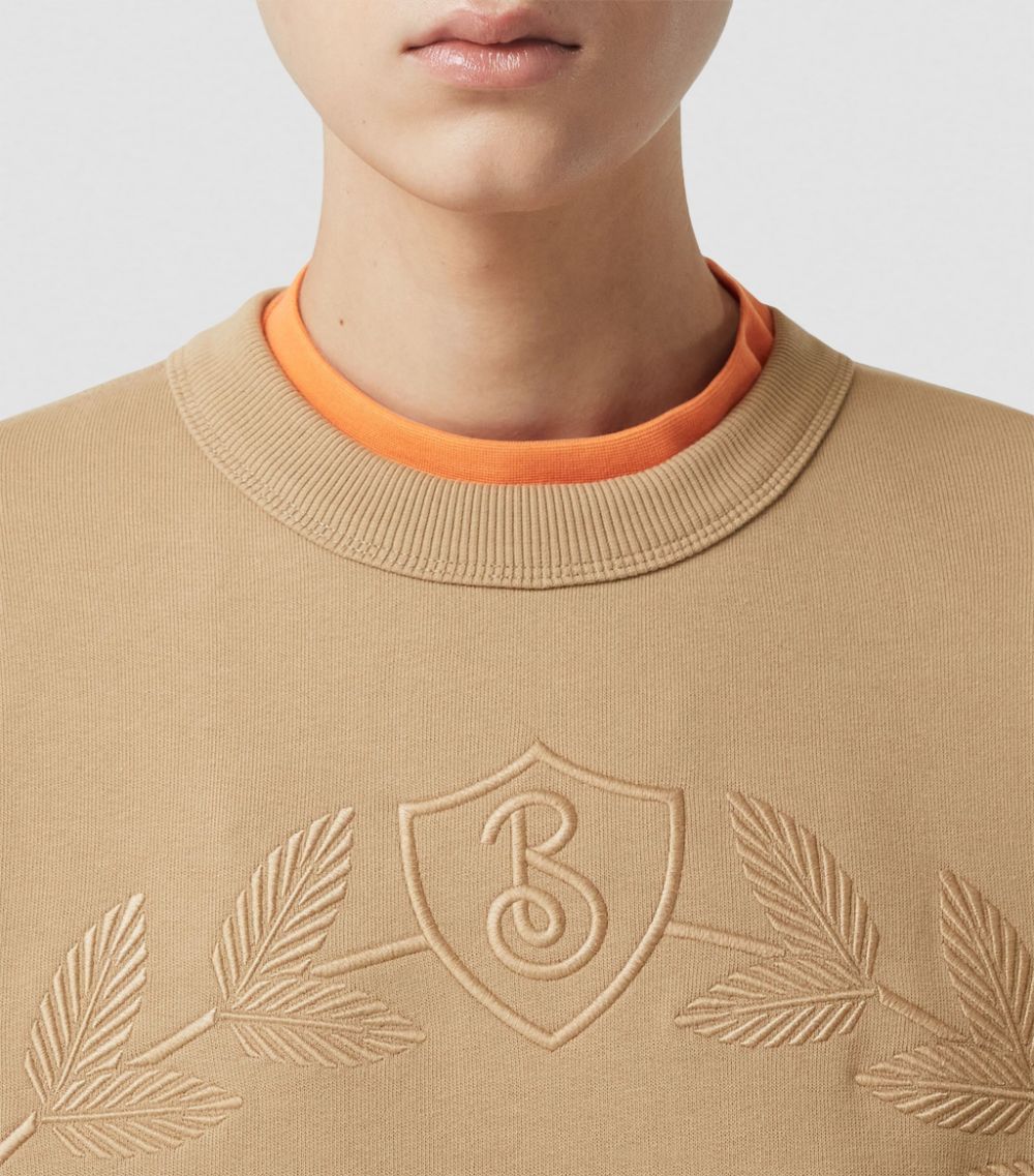 Burberry Burberry Embroidered Oak Leaf Sweatshirt