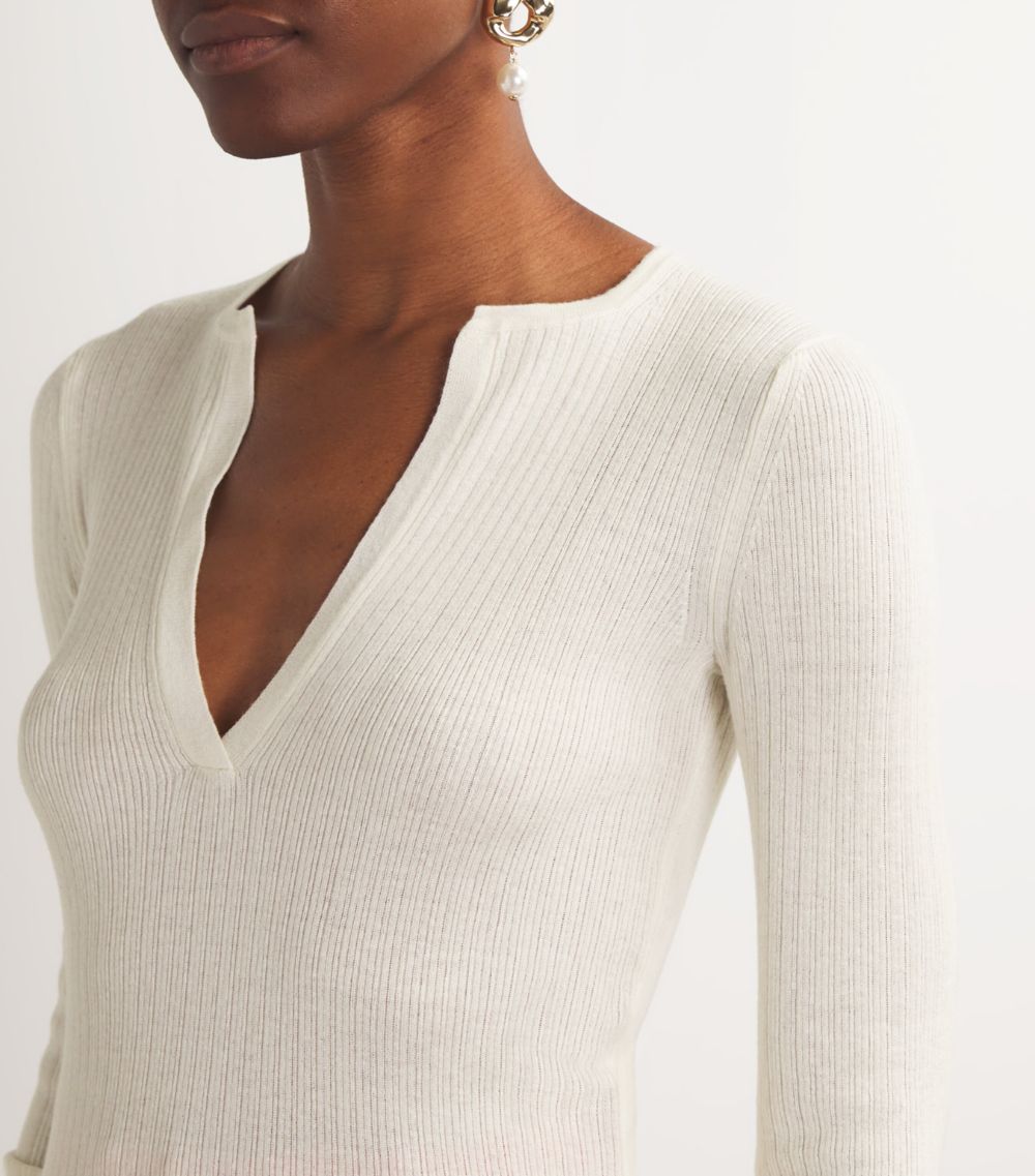 Max Mara Max Mara Silk-Cashmere V-Neck Sweater