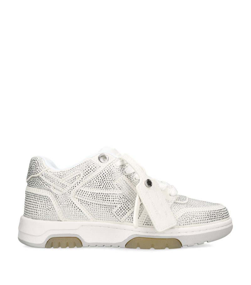 OFF-WHITE Off-White Crystal-Embellished Out of Office Sneakers