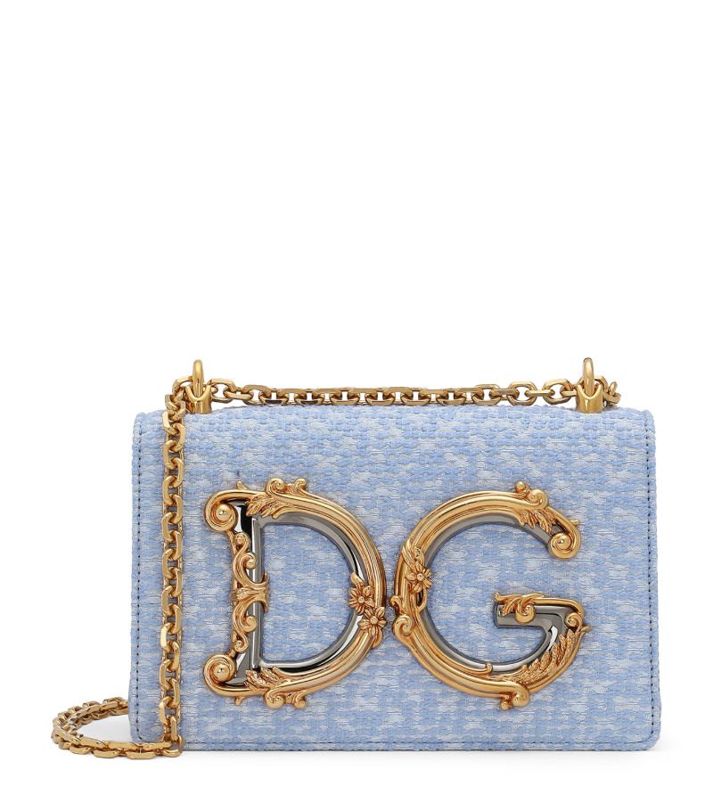 Dolce & Gabbana Dolce & Gabbana Medium Bouclé Dg Girls Shoulder Bag