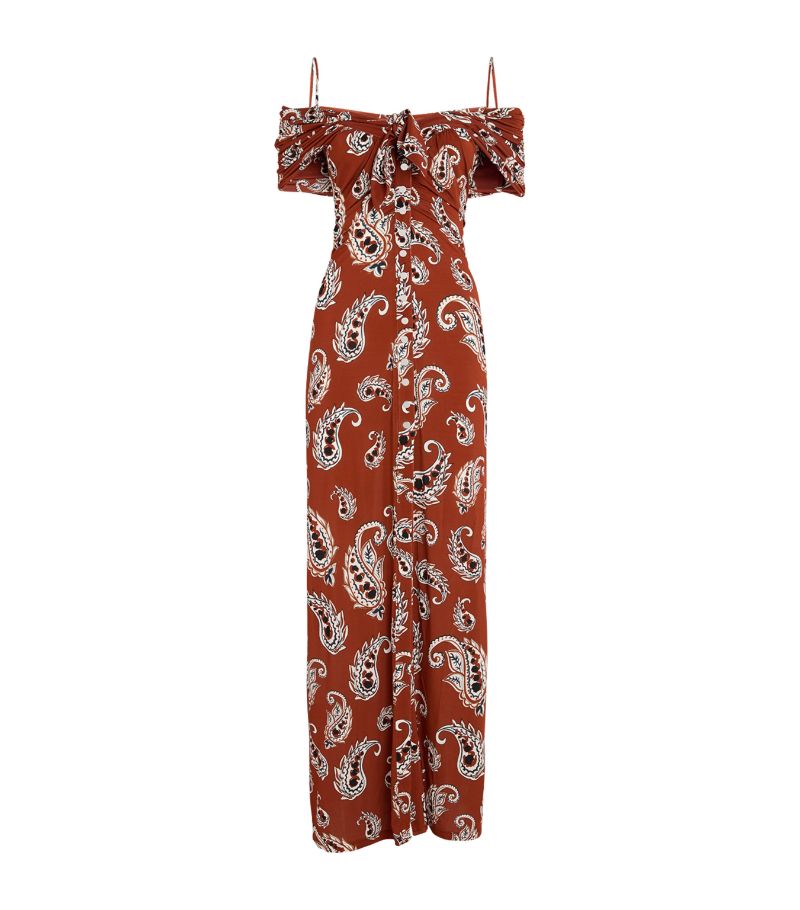 Rabanne Rabanne Paisley Print Maxi Dress