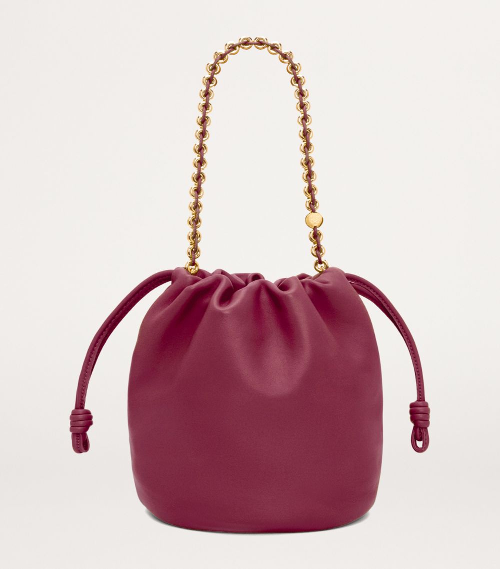 Loewe Loewe Leather Flamenco Bucket Bag