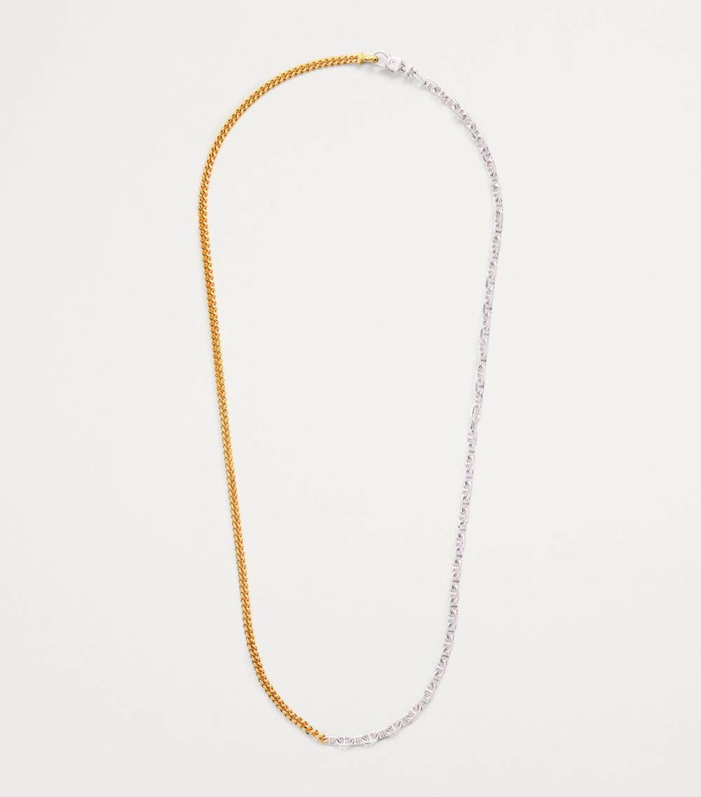  Tom Wood Rue Chain Duo Necklace