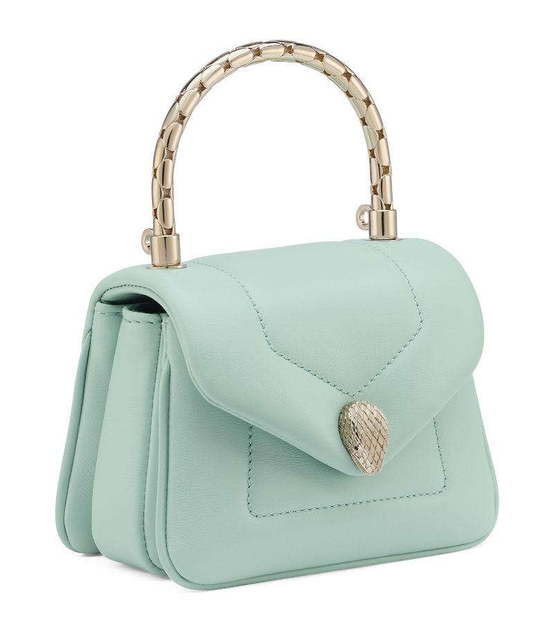 Bvlgari Bvlgari Micro Serpenti Reverse Top-Handle Bag