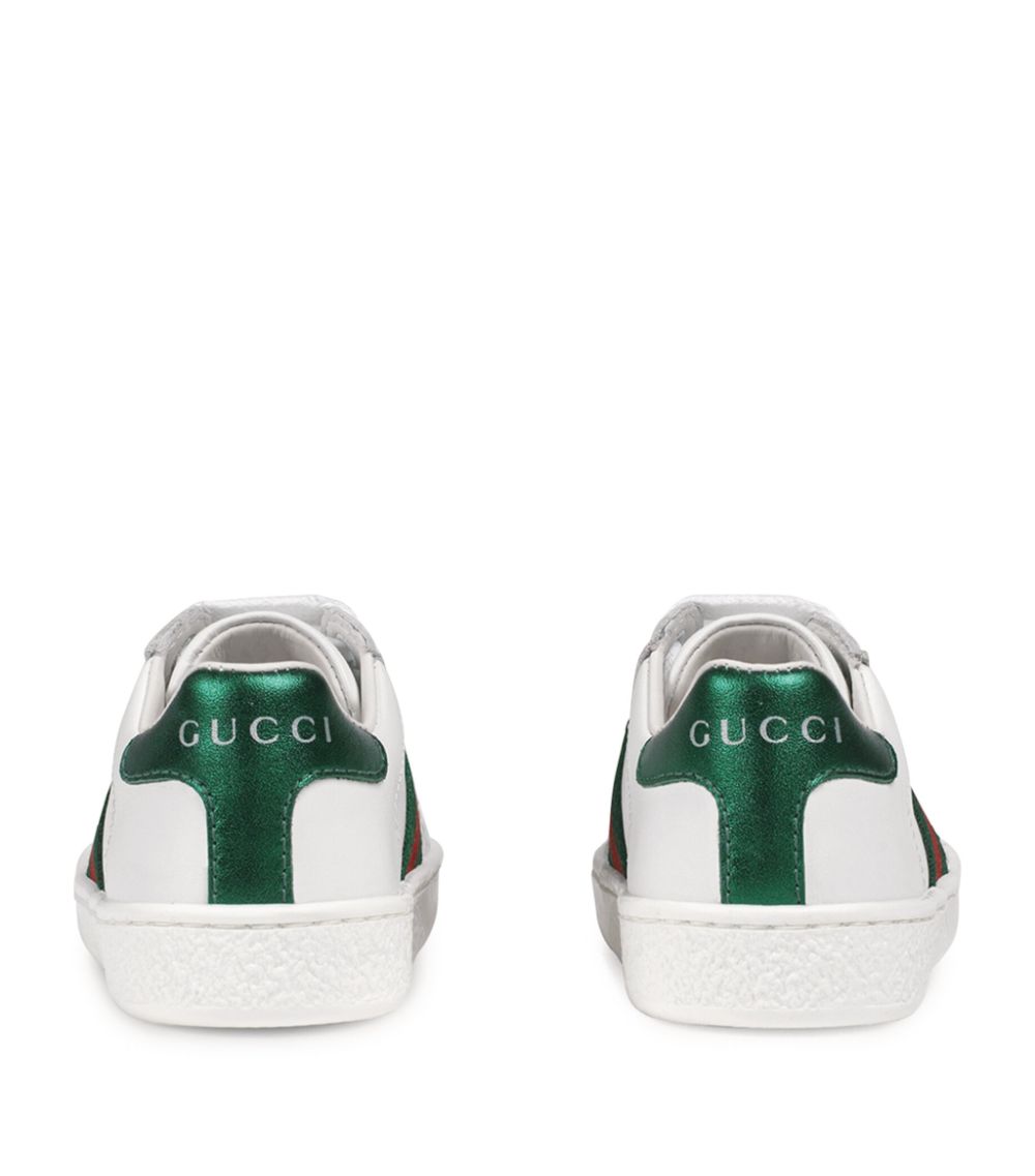 Gucci Gucci Kids Leather Ace Sneakers