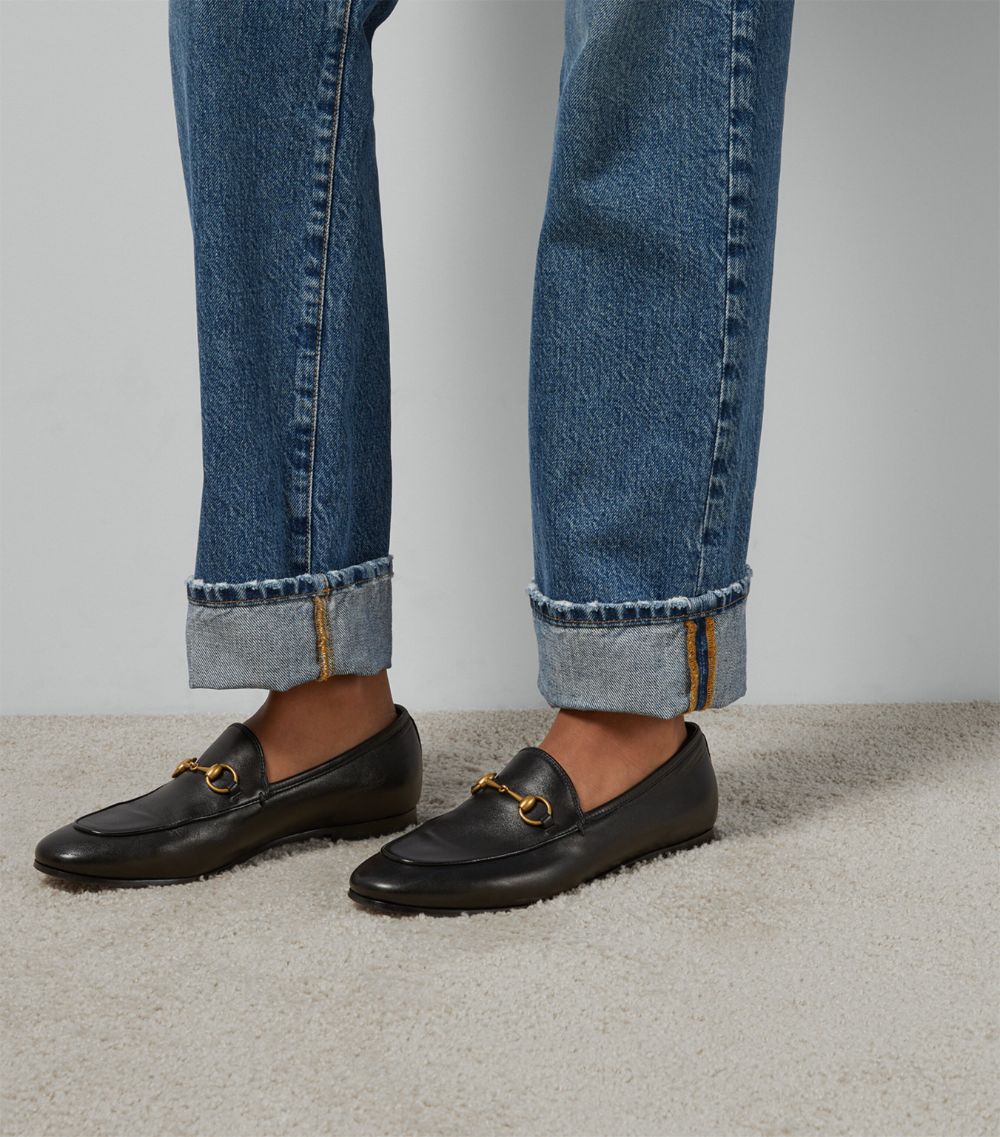 Gucci Gucci Leather Jordaan Loafers