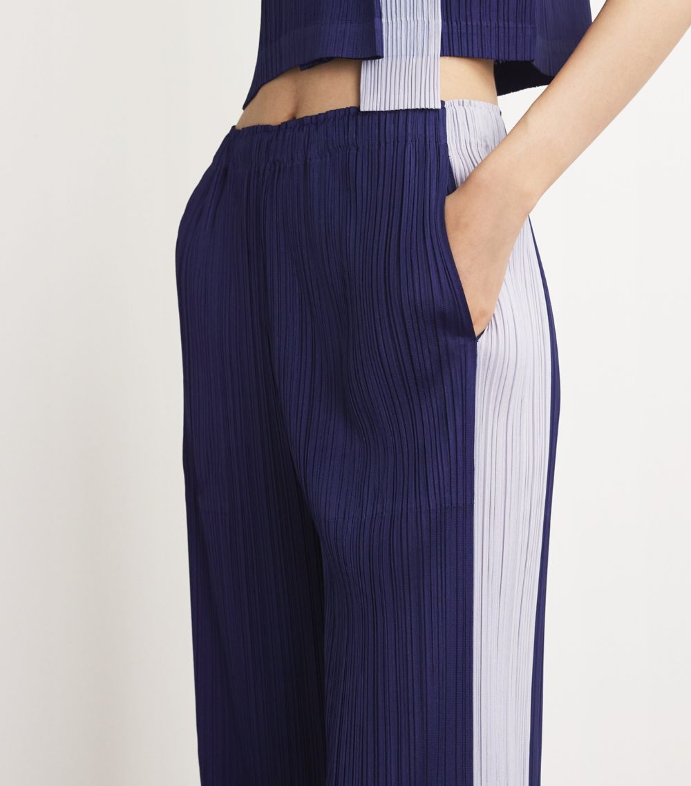 Pleats Please Issey Miyake Pleats Please Issey Miyake Pleated Comet Cropped Trousers