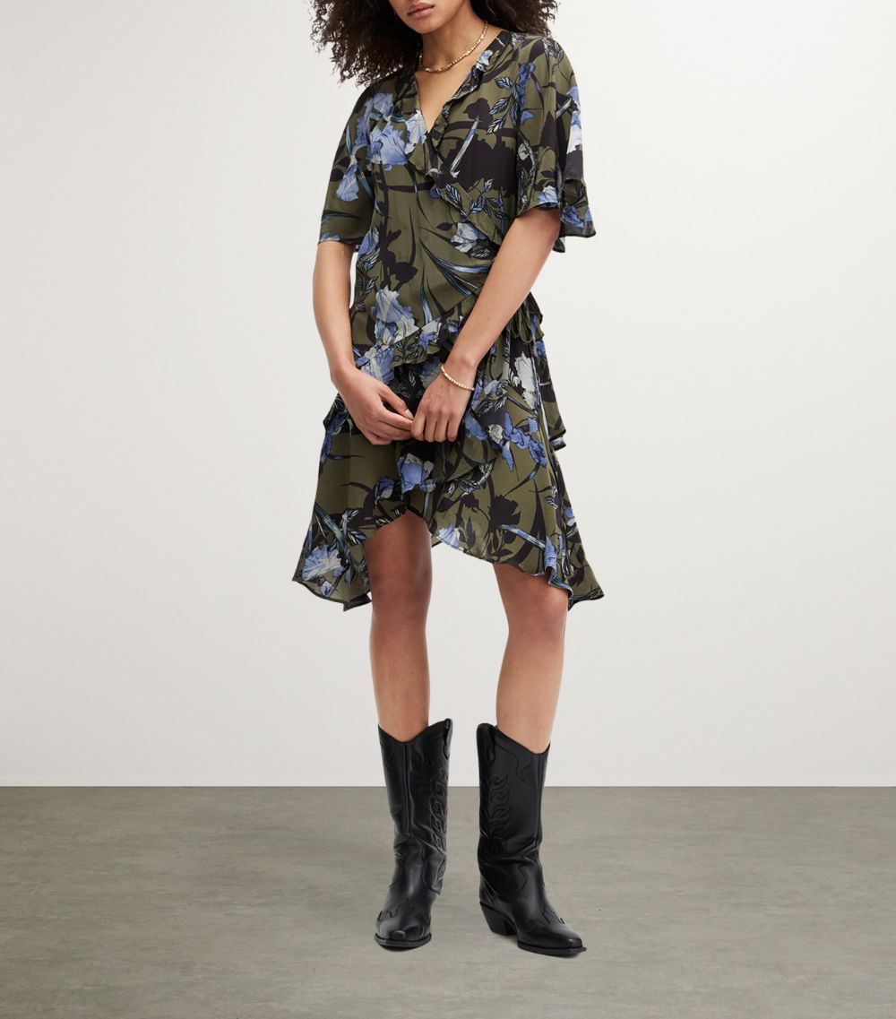 Allsaints Allsaints Floral Meagan Wrap Dress