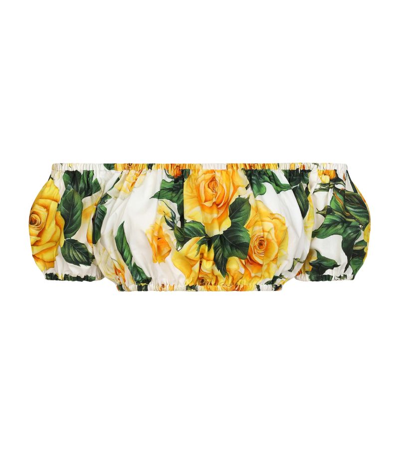 Dolce & Gabbana Dolce & Gabbana Floral Crop Top