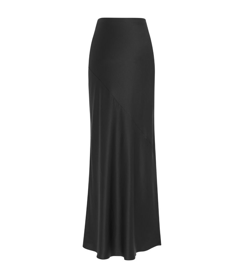 Saint Laurent Saint Laurent Silk Maxi Skirt