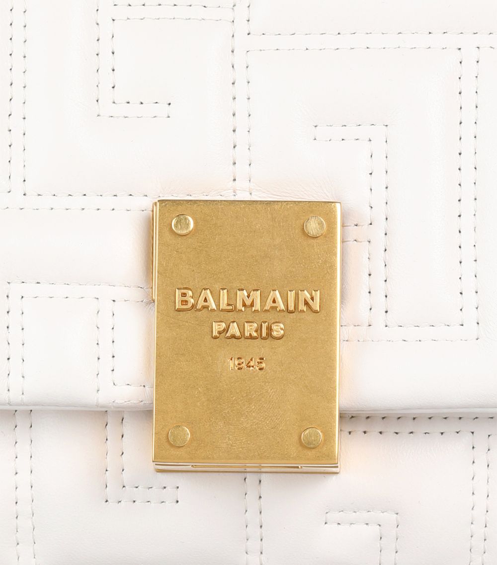 Balmain Balmain Small Leather 1945 Soft Shoulder Bag