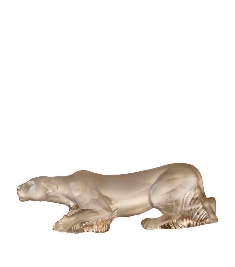 Lalique Lalique Crystal Timbavati Lioness Sculpture