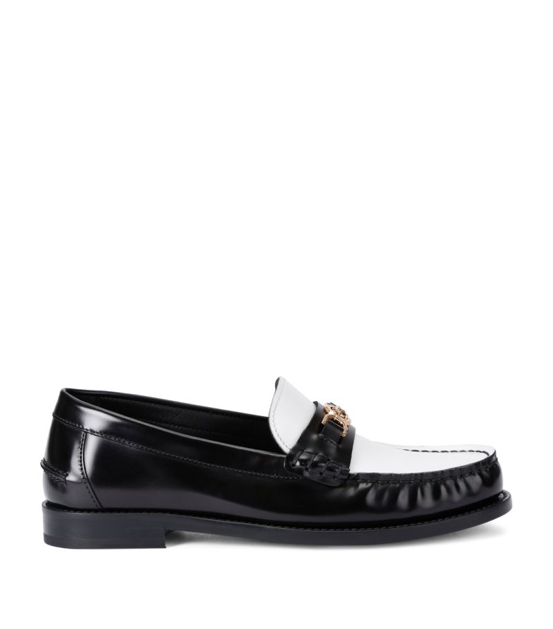 Versace Versace Leather Medusa Loafers