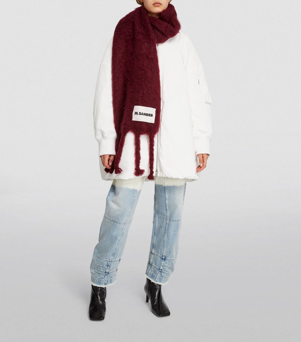 Jil Sander Jil Sander Mohair-Blend Scarf