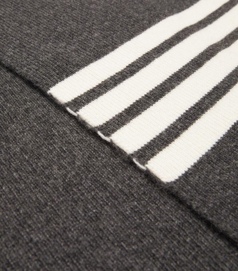 Thom Browne Thom Browne Cashmere 4-Bar Scarf