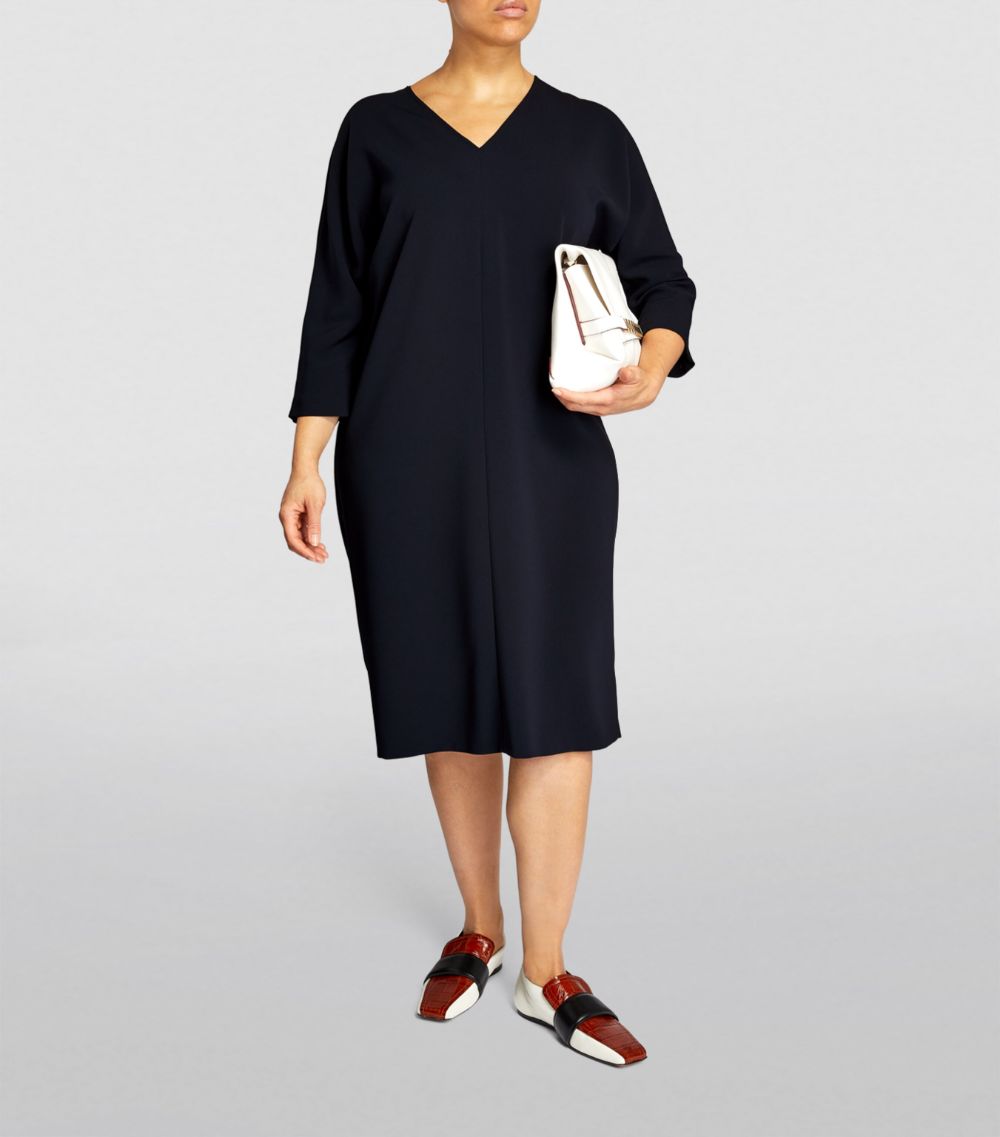 Marina Rinaldi Marina Rinaldi V-Neck Midi Dress