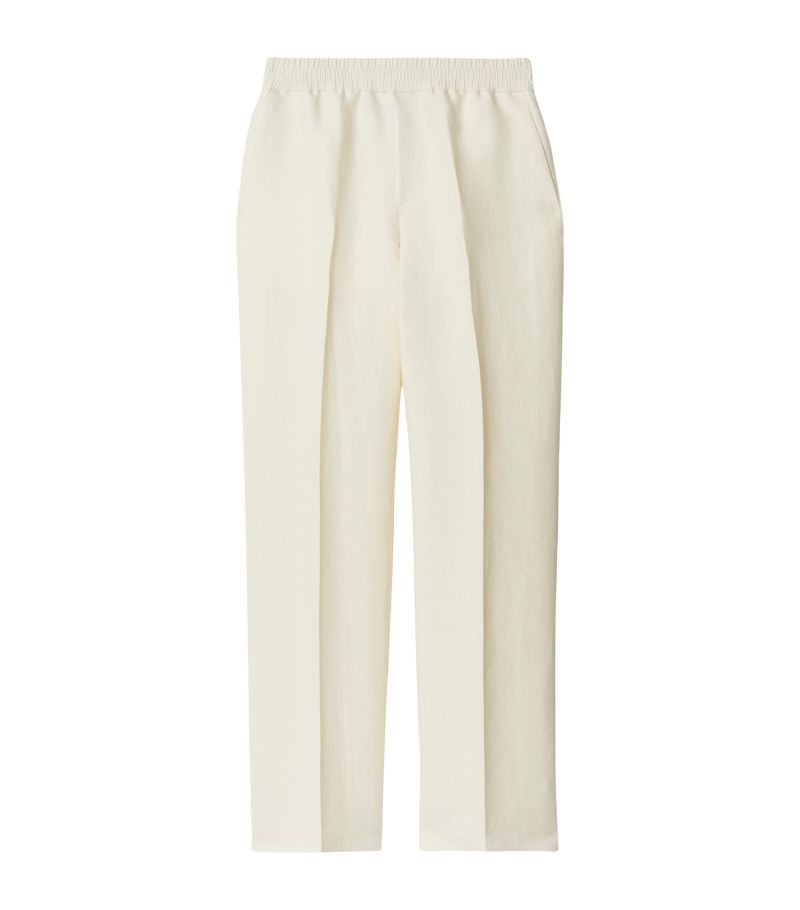 Burberry Burberry Canvas Straight-Leg Trousers