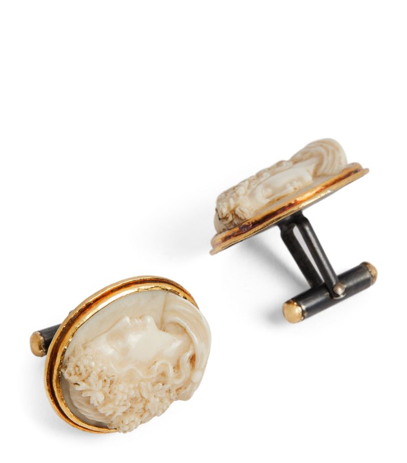 Brooski Brooski Victorian Ivory Cufflinks