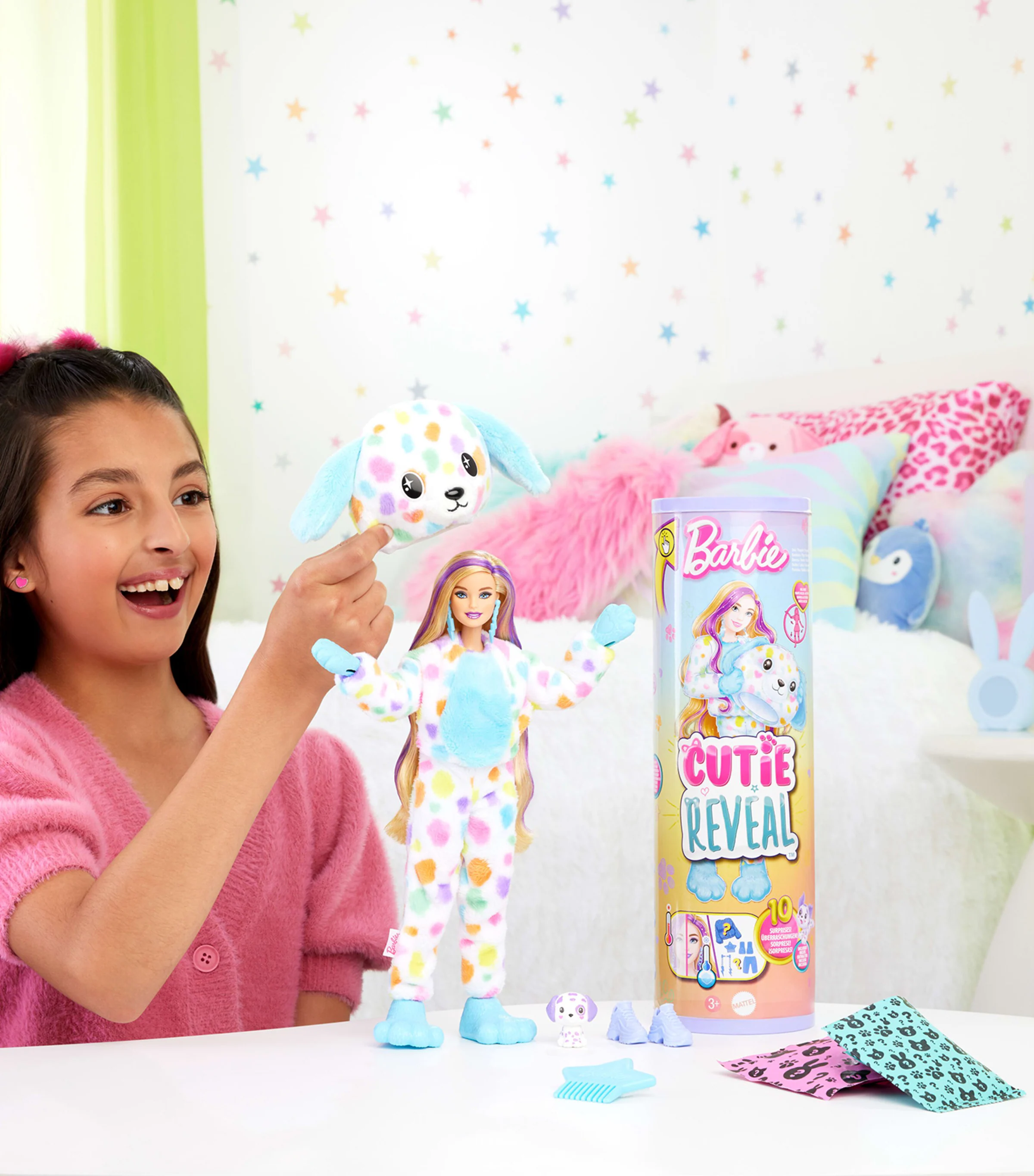 Barbie Barbie Cutie Reveal Colour Dream Puppy Doll