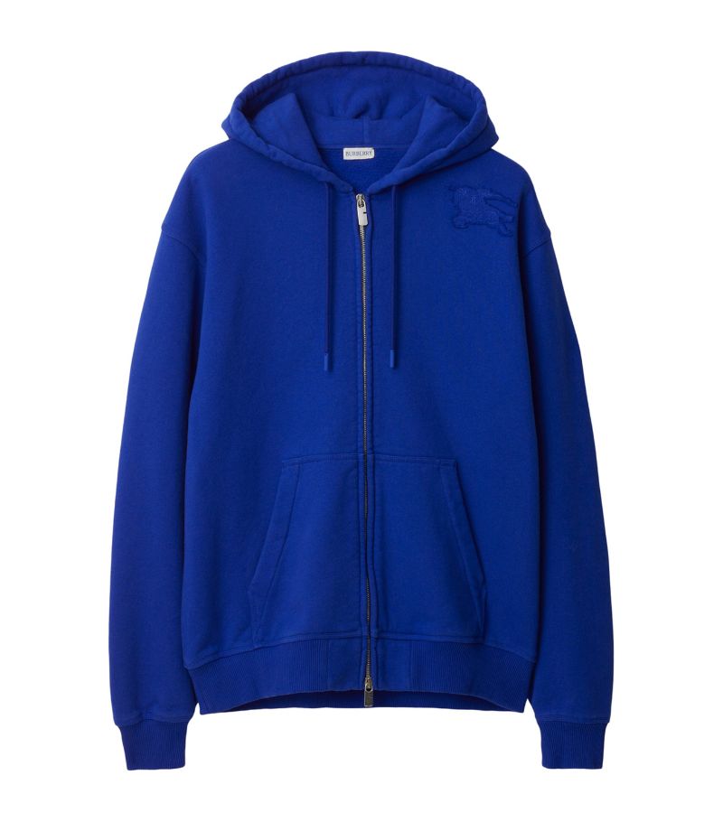 Burberry Burberry Cotton Ekd Zip-Up Hoodie