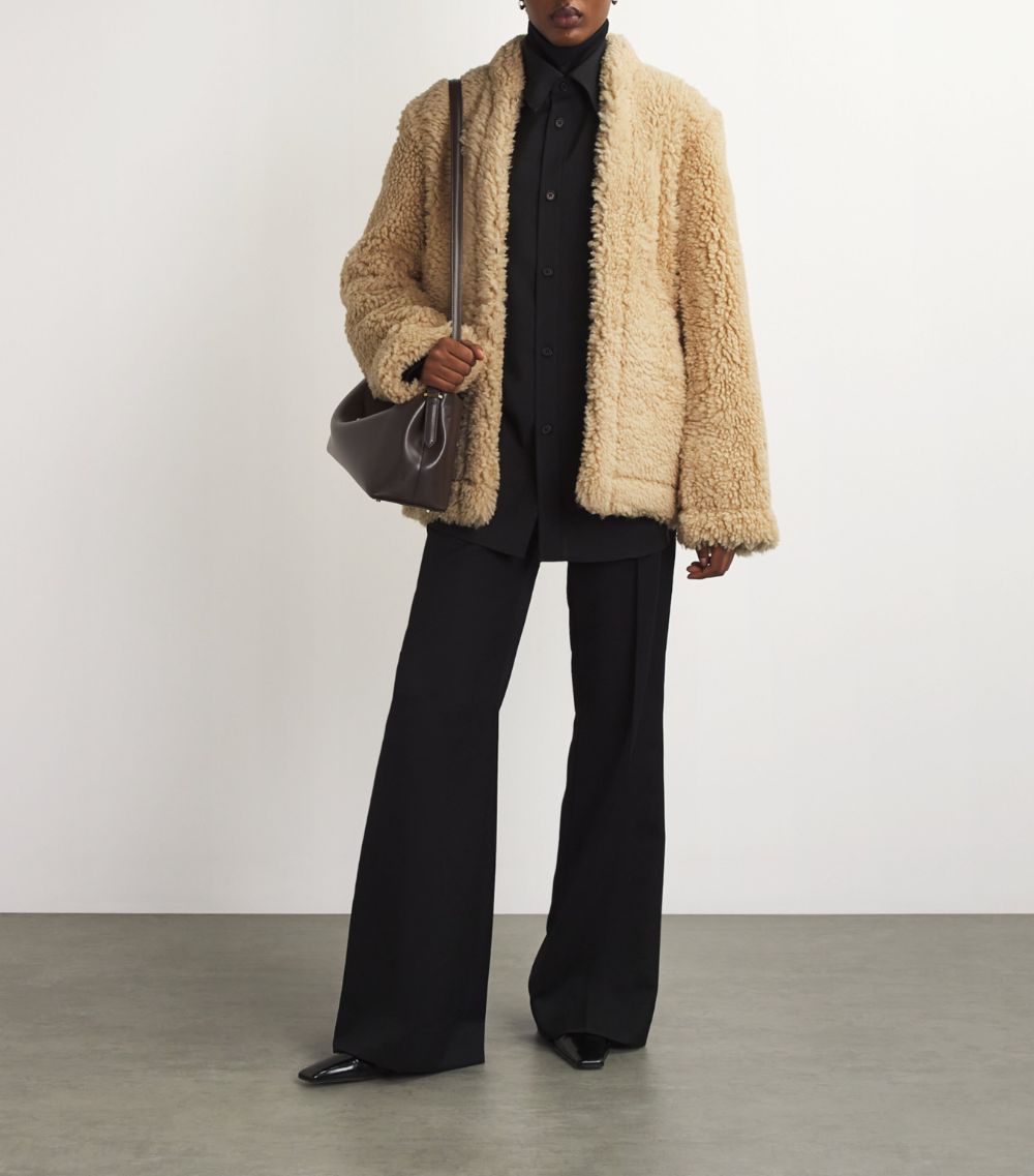 Toteme Toteme Shearling Cinched Jacket