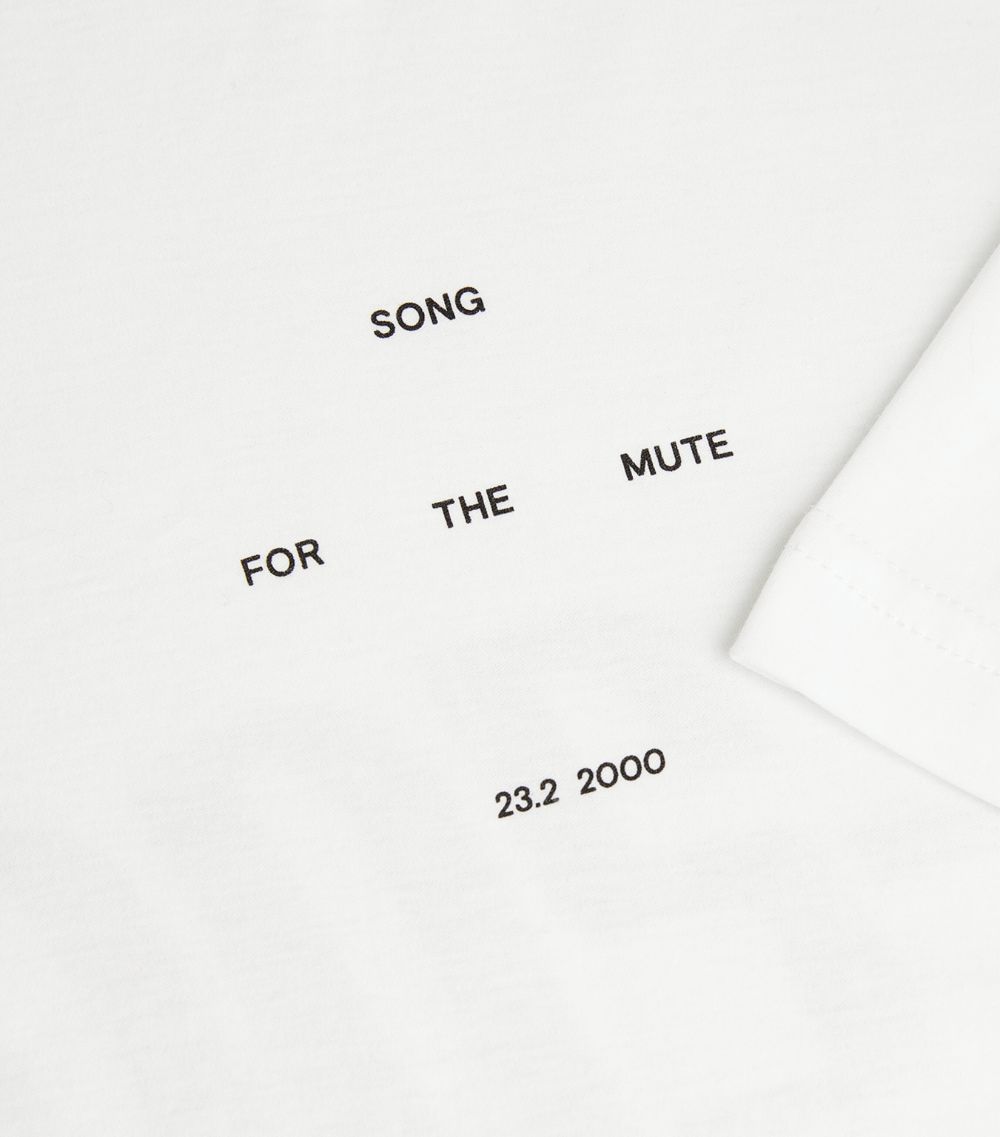 Song For The Mute Song For The Mute Cotton Logo Print T-shirt
