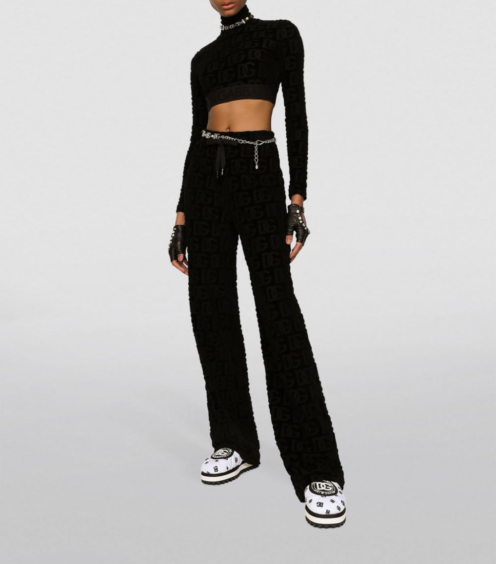 Dolce & Gabbana Dolce & Gabbana Knitted Logo Trousers