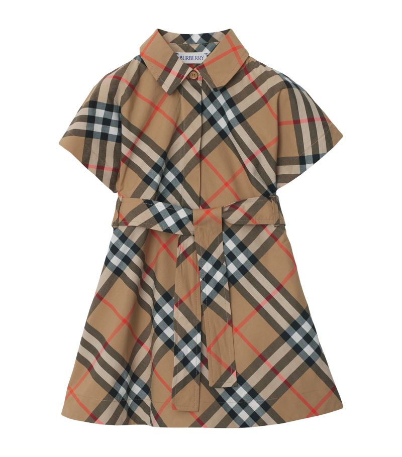 Burberry Burberry Kids Cotton Check Shirt Dress