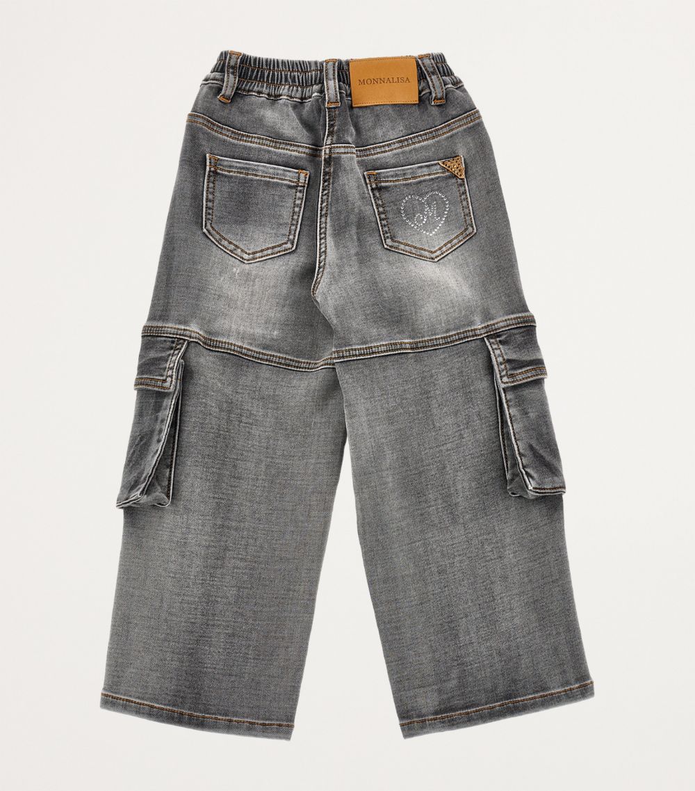 Monnalisa Monnalisa Denim Cargo Trousers (2-16 Years)