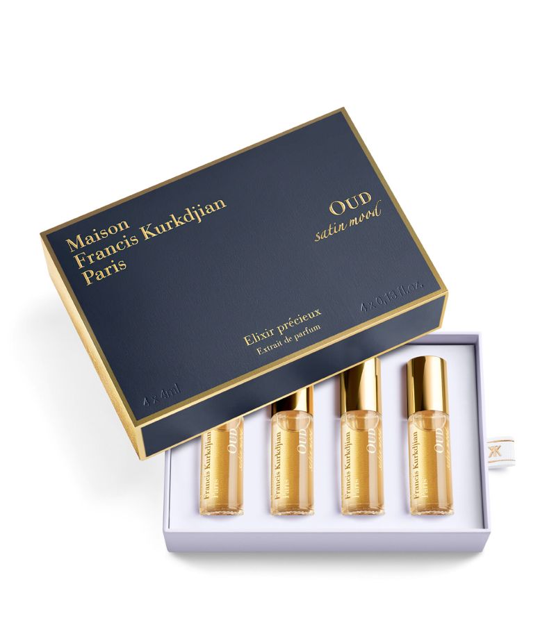 Maison Francis Kurkdjian Maison Francis Kurkdjian Oud Satin Mood Elixirs Perfume Gift Set (4 X 4Ml)