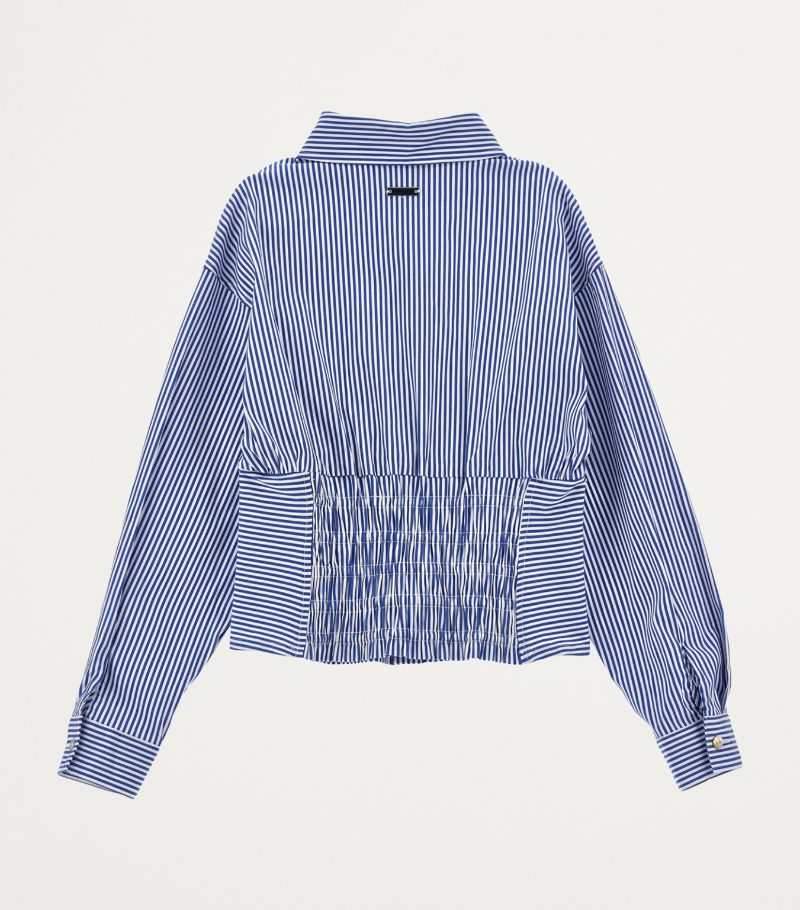 Monnalisa Monnalisa Stripe Panel Shirt (6-16 Years)