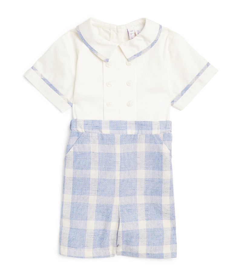 Rachel Riley Rachel Riley Seersucker Playsuit (6-24 Months)