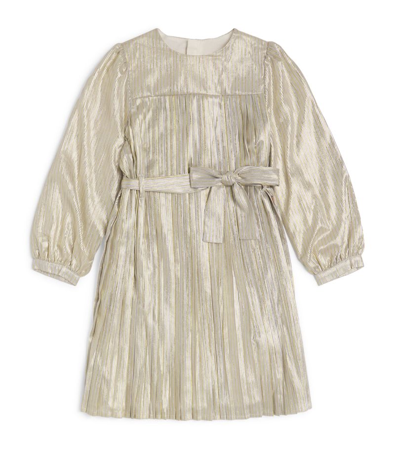 Billieblush Billieblush Lamé Pleated Dress (2-10 Years)