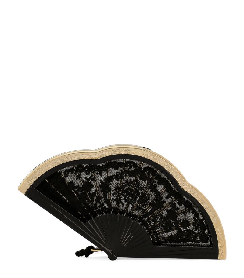 Dolce & Gabbana Dolce & Gabbana Lace Fan Clutch Bag