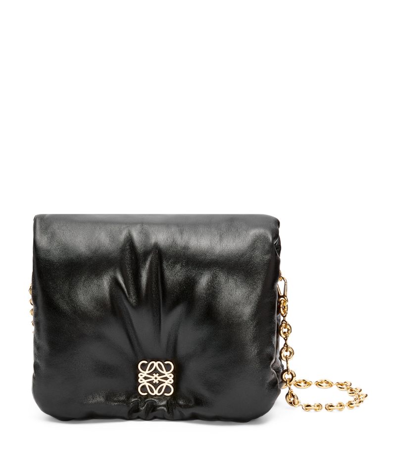 Loewe Loewe Goya Anagram Puffer Chain Shoulder Bag