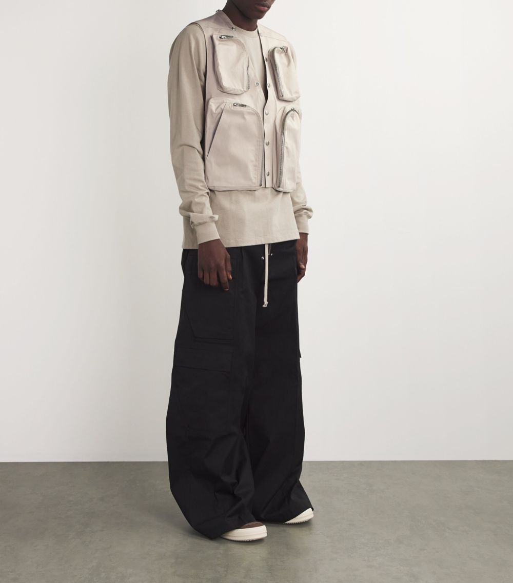 Rick Owens Rick Owens Cotton Cargo Gilet